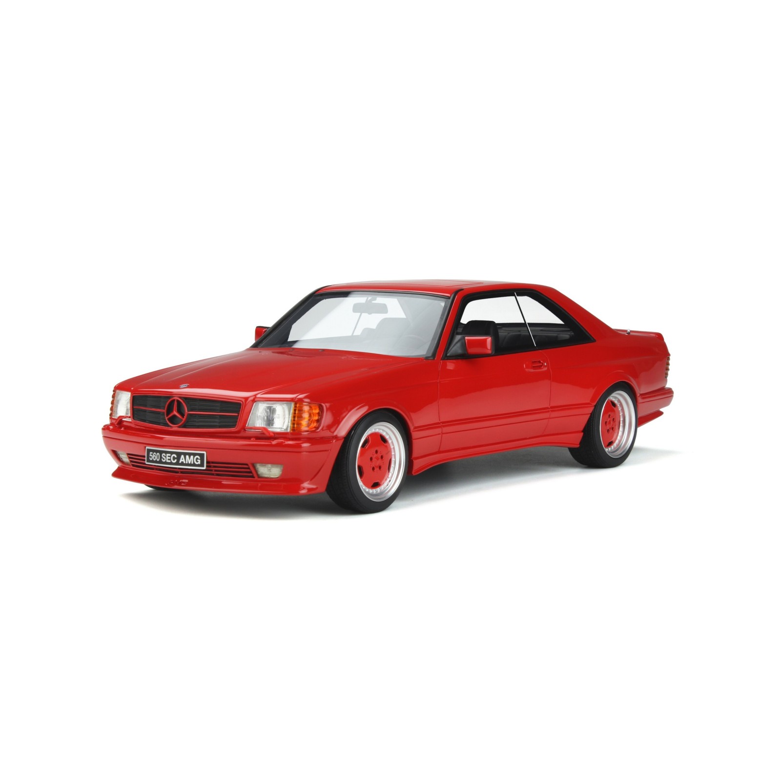 Mercedes-Benz W126 560 SEC wide body Signal Red 568 1986