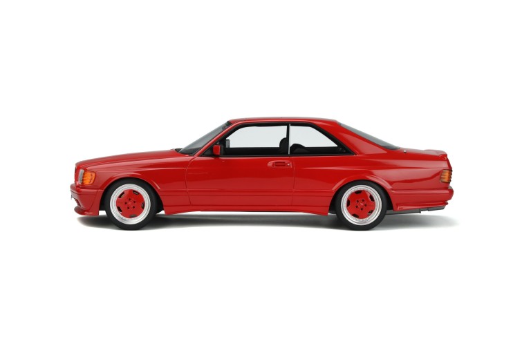 Mercedes-Benz W126 560 SEC wide body Signal Red 568 1986