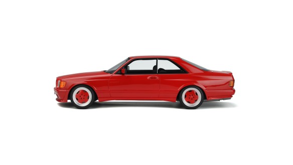 Mercedes-Benz W126 560 SEC wide body Signal Red 568 1986