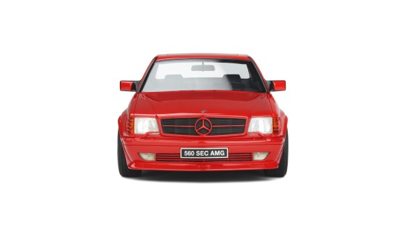 Mercedes-Benz W126 560 SEC wide body Signal Red 568 1986