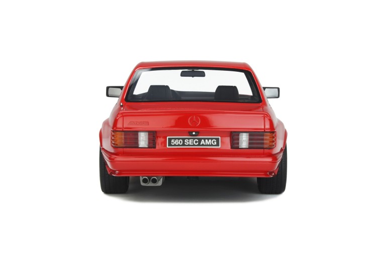 Mercedes-Benz W126 560 SEC wide body Signal Red 568 1986
