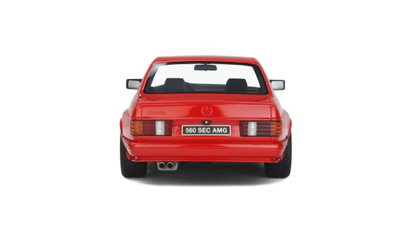 Mercedes-Benz W126 560 SEC wide body Signal Red 568 1986