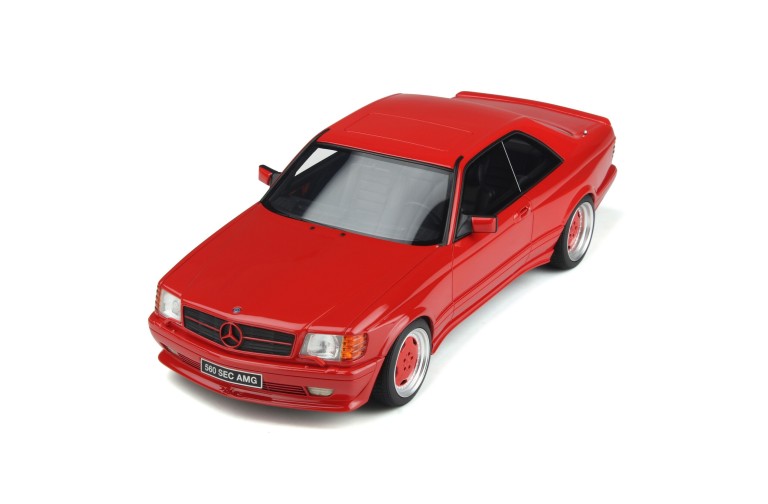 Mercedes-Benz W126 560 SEC wide body Signal Red 568 1986