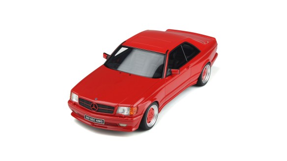 Mercedes-Benz W126 560 SEC wide body Signal Red 568 1986