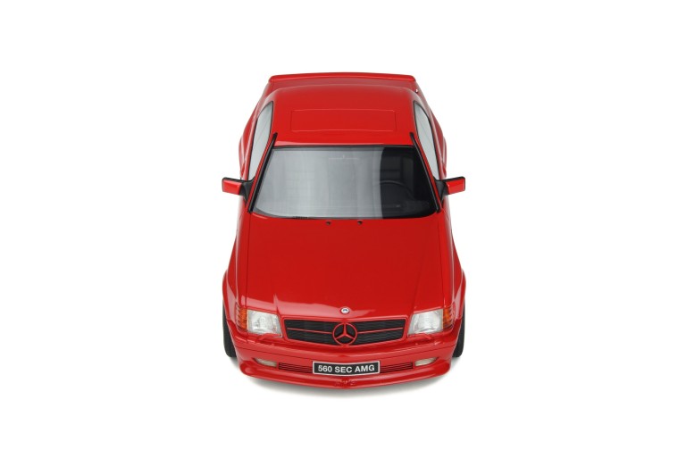 Mercedes-Benz W126 560 SEC wide body Signal Red 568 1986
