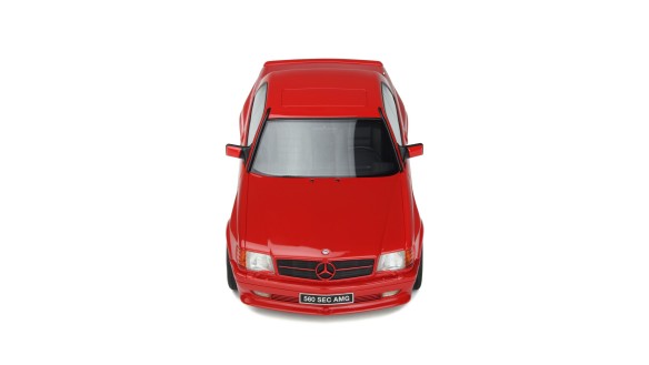 Mercedes-Benz W126 560 SEC wide body Signal Red 568 1986