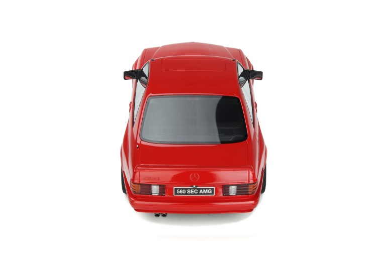 Mercedes-Benz W126 560 SEC wide body Signal Red 568 1986