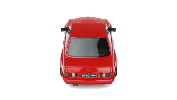 Mercedes-Benz W126 560 SEC wide body Signal Red 568 1986