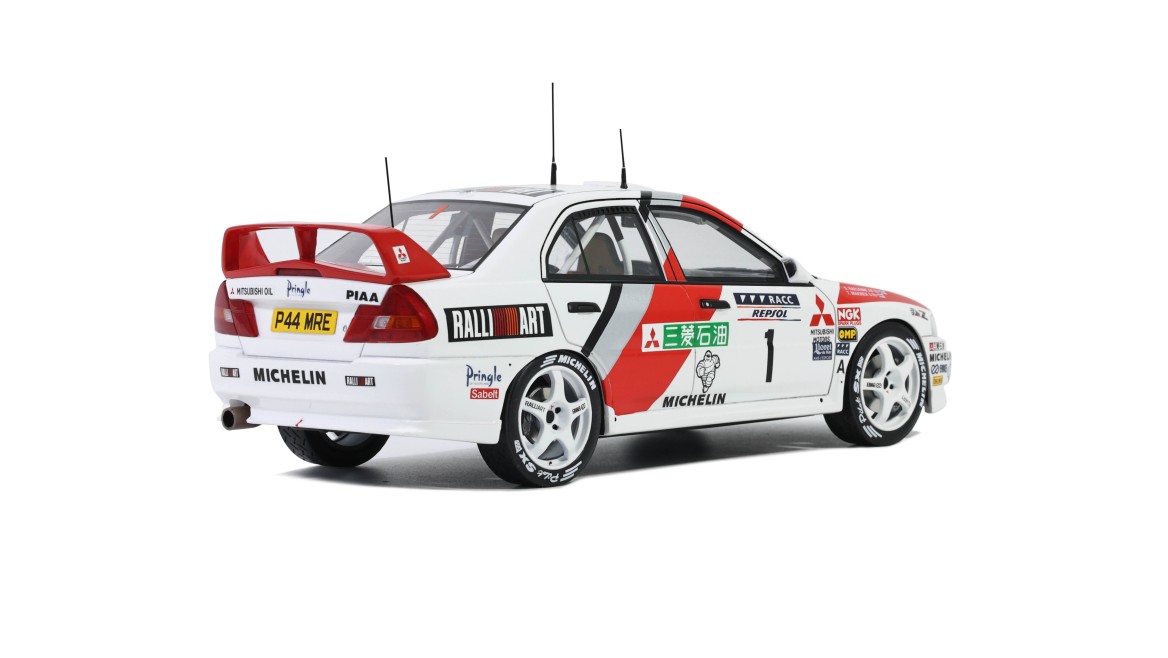 Pop Race Mitsubishi Lancer Evolution IV Pyrenees Perla Nera #640227 1/64