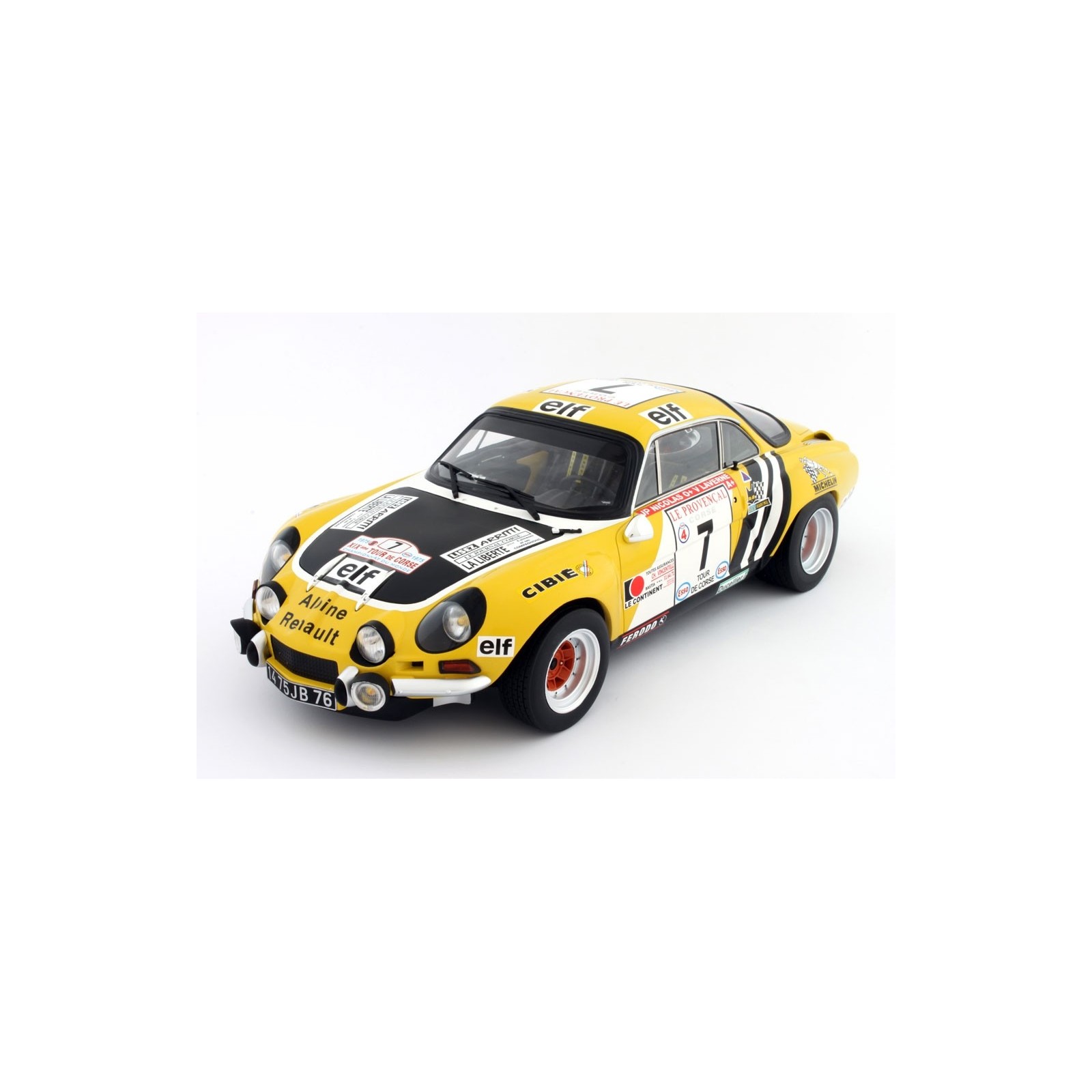 Alpine A110 Gr.4 Jaune Service 1975