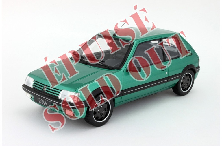 Peugeot 205 GTI 1.9L Griffe Vert Fluorite 1991