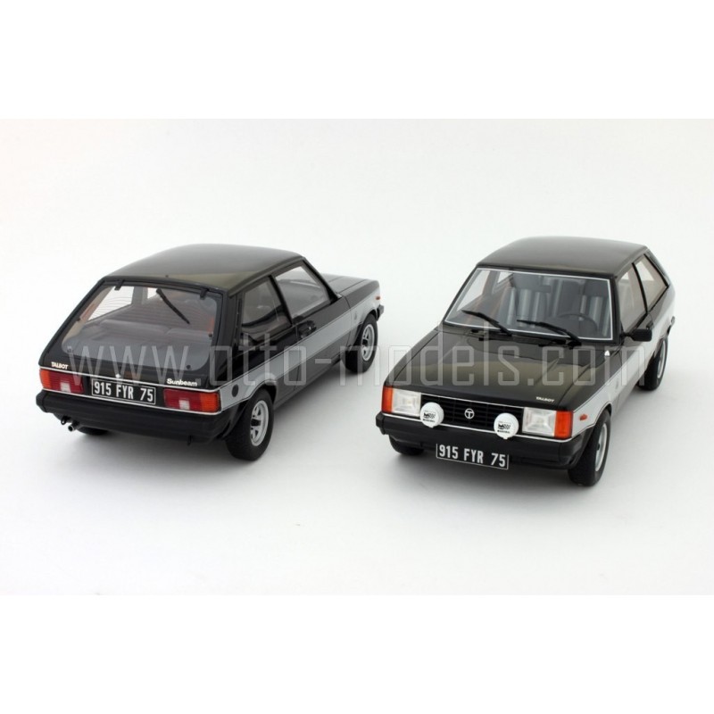 Talbot Sunbeam Lotus Embassy Black with silver stripes 1979