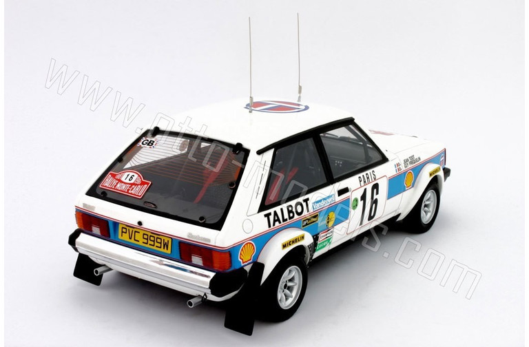 Talbot Lotus Rallye Gr.2 Rallye Monte-Carlo 1981