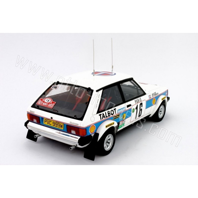 Talbot Lotus Rallye Gr.2 Rallye Monte-Carlo 1981