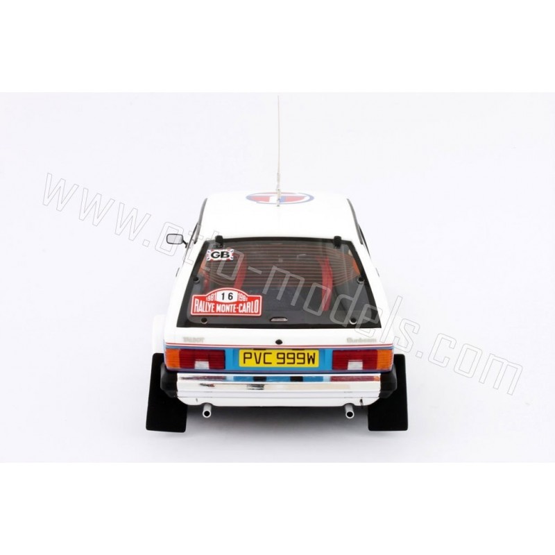 Talbot Lotus Rallye Gr.2 Rallye Monte-Carlo 1981