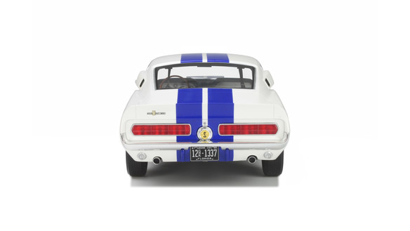 Shelby GT500 Wimbledon White and Blue stripes 1967