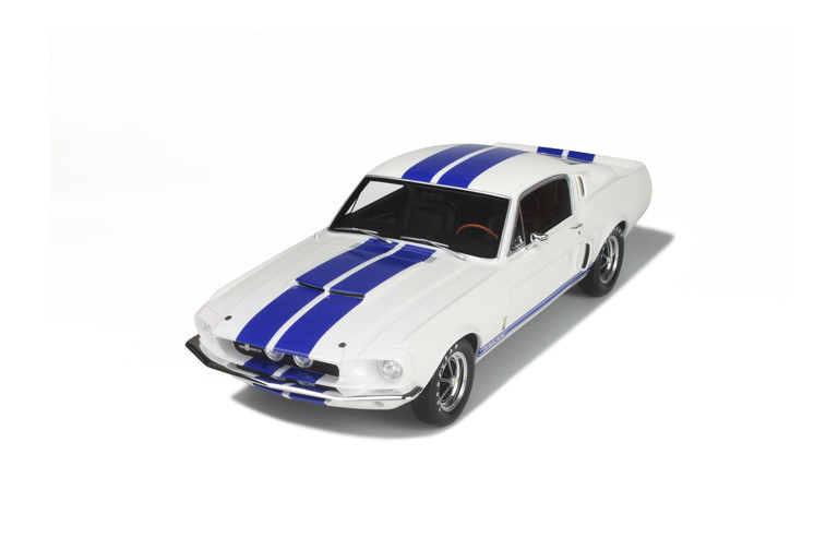 Shelby GT500 Wimbledon White and Blue stripes 1967