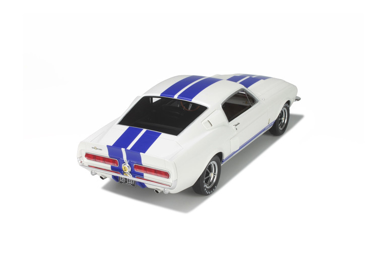 Shelby GT500 Wimbledon White and Blue stripes 1967