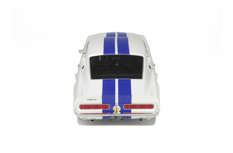 Shelby GT500 Wimbledon White and Blue stripes 1967