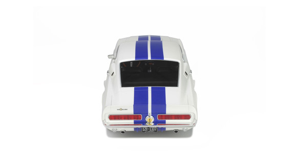 Shelby GT500 Wimbledon White and Blue stripes 1967