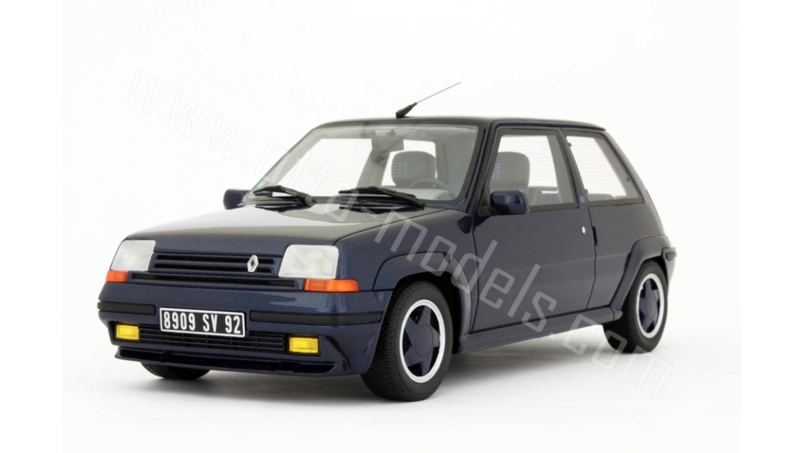 OTTO 1/12 ルノー5 GT ターボ 1995 (ブルーメタリック) OttOmobile - Renault OT095 - Renault 5 GT Turbo Alain Oreille Bleu