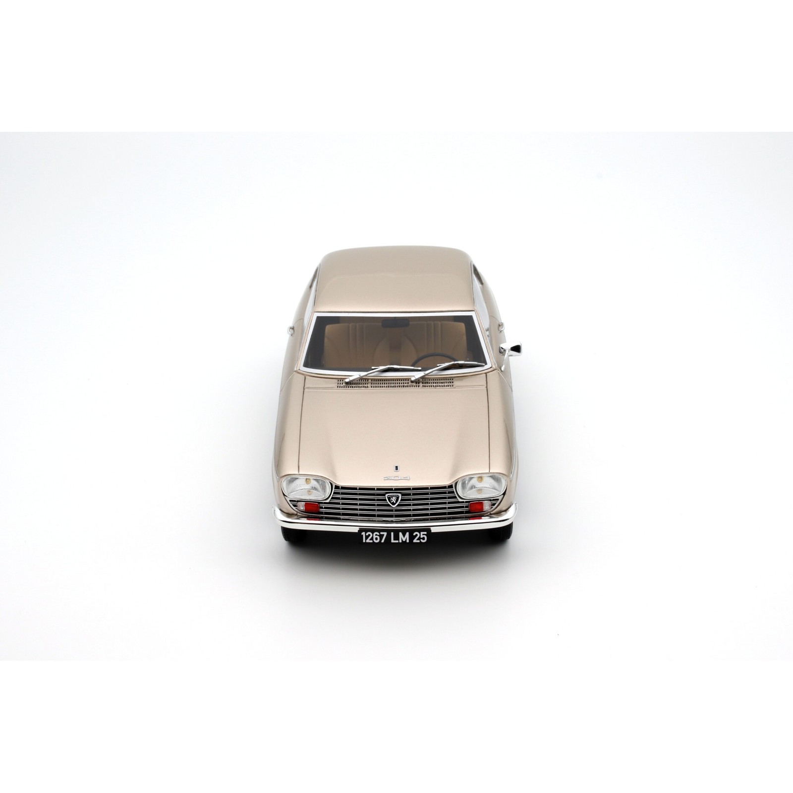 Peugeot 204 Coupe Beige Metal 1129 1965