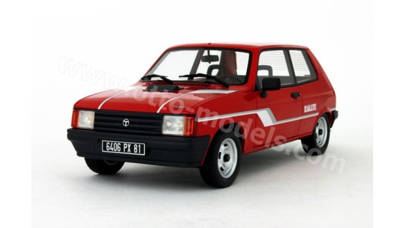 Talbot Samba Rallye Rouge Vallelunga 1983