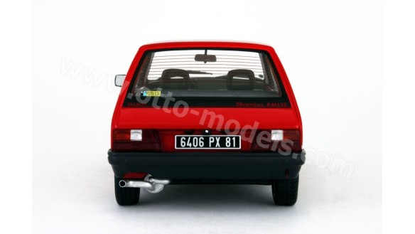 Talbot Samba Rallye Rouge Vallelunga 1983