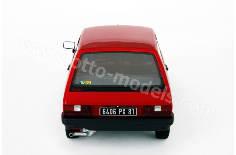 Talbot Samba Rallye Rouge Vallelunga 1983