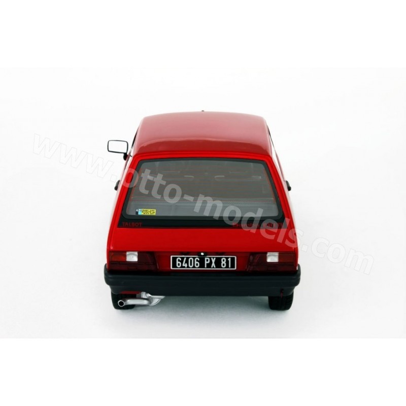 Talbot Samba Rallye Rouge Vallelunga 1983