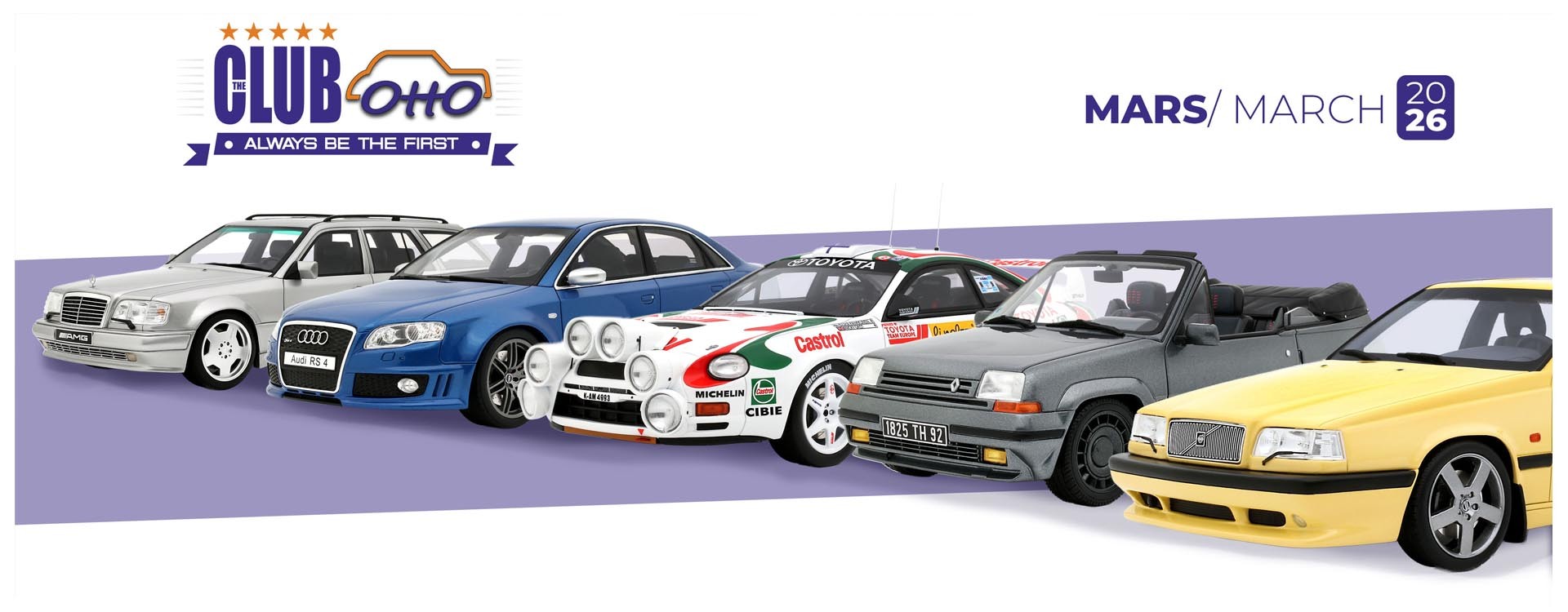 OttOmobile Club March 2026: 5 Exclusive 1/18 Scale Miniatures