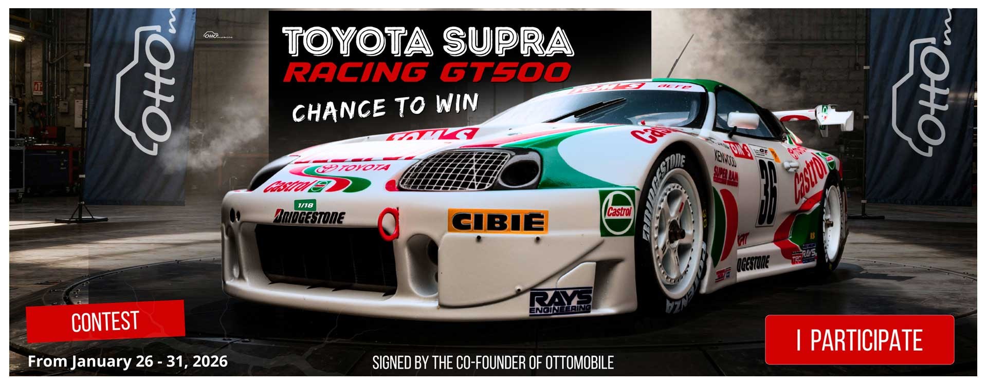 Contest: Win a Toyota Supra Racing GT500!