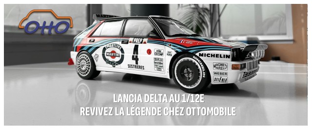 Lancia Delta im Maßstab 1:12 – erleben Sie die Legende mit OttOmobile neu!