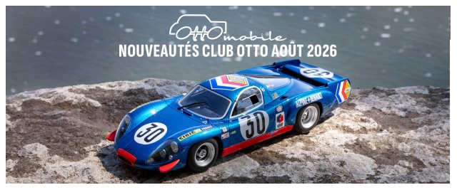 Discover the five scale models from the August OttOmobile Club!